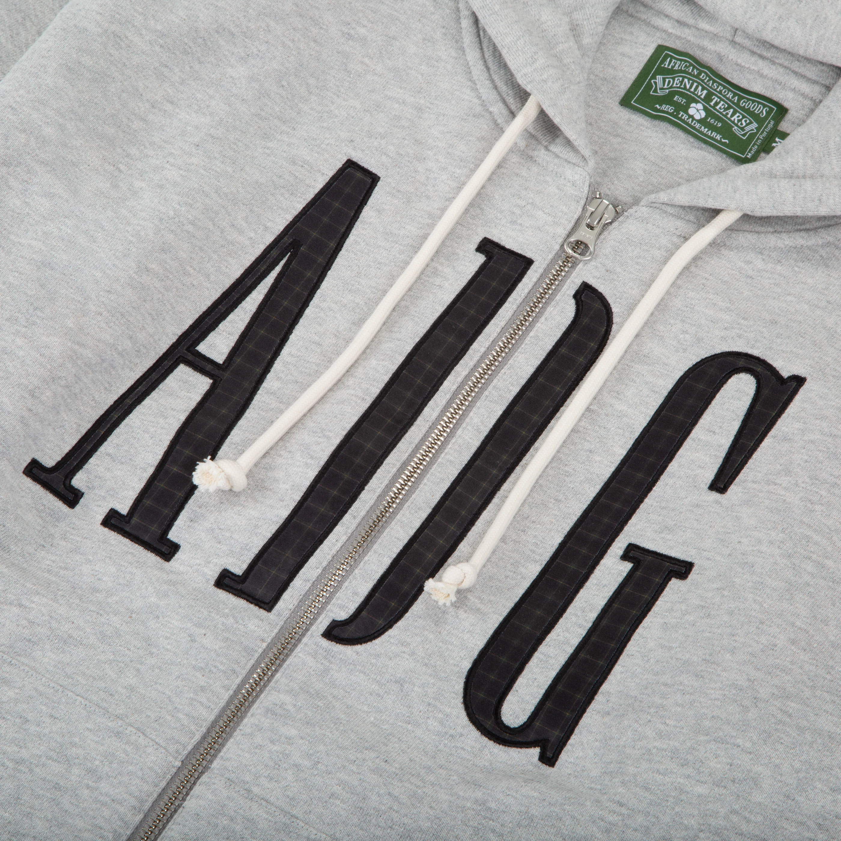 ADG Inc. Zip Hoodie Grey - Image 3