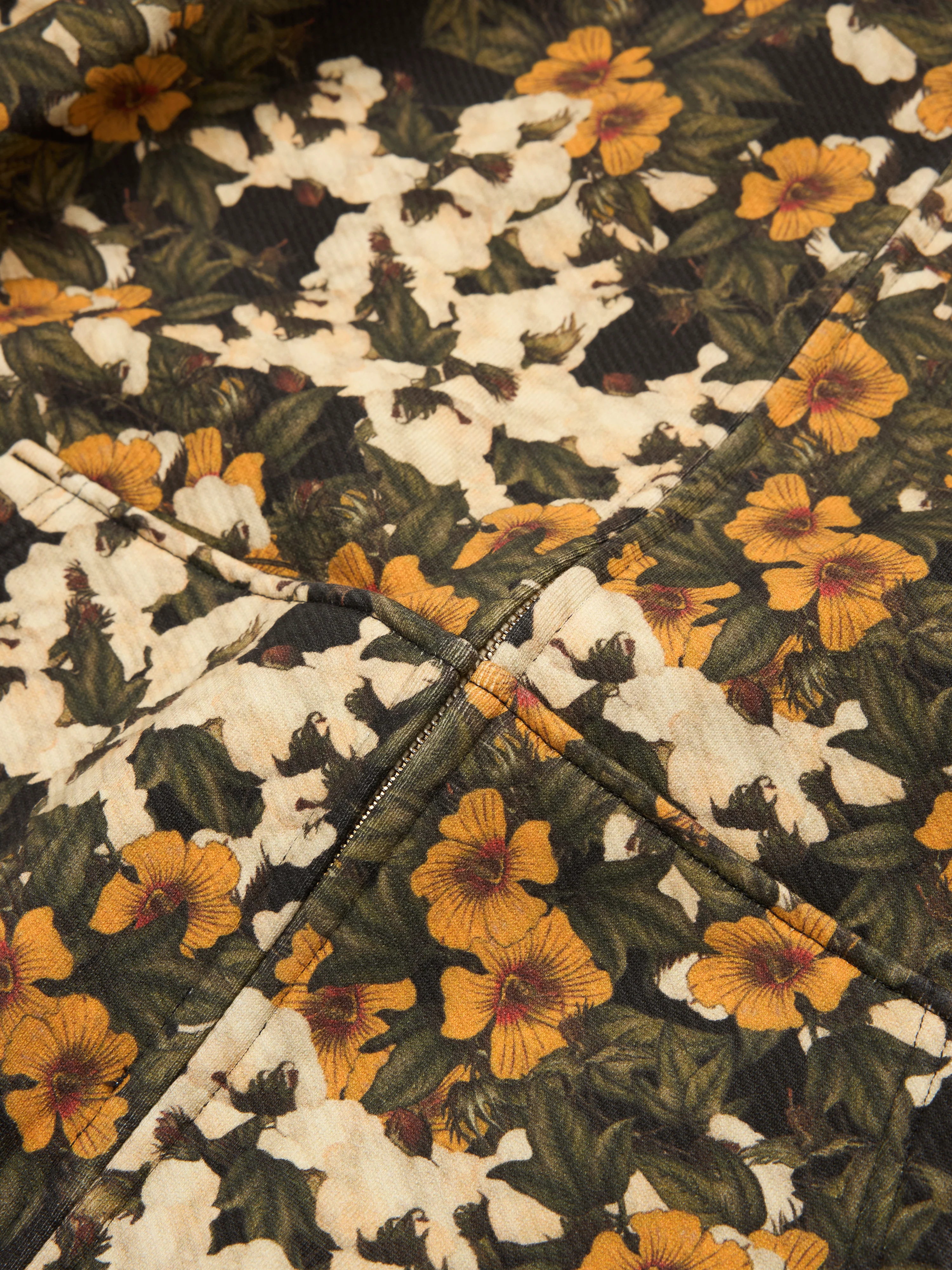 Libertas Floral Print Zip Hoodie - Image 3