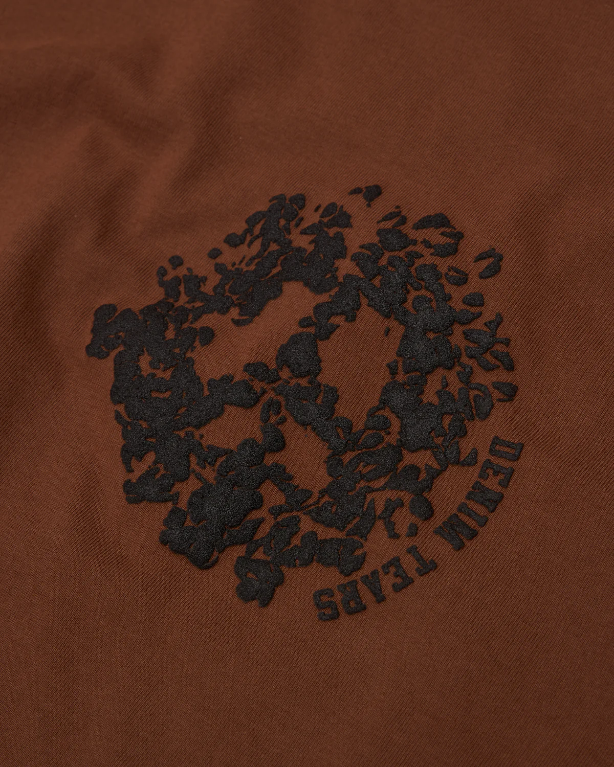 Denim University Tee Brown - Image 3