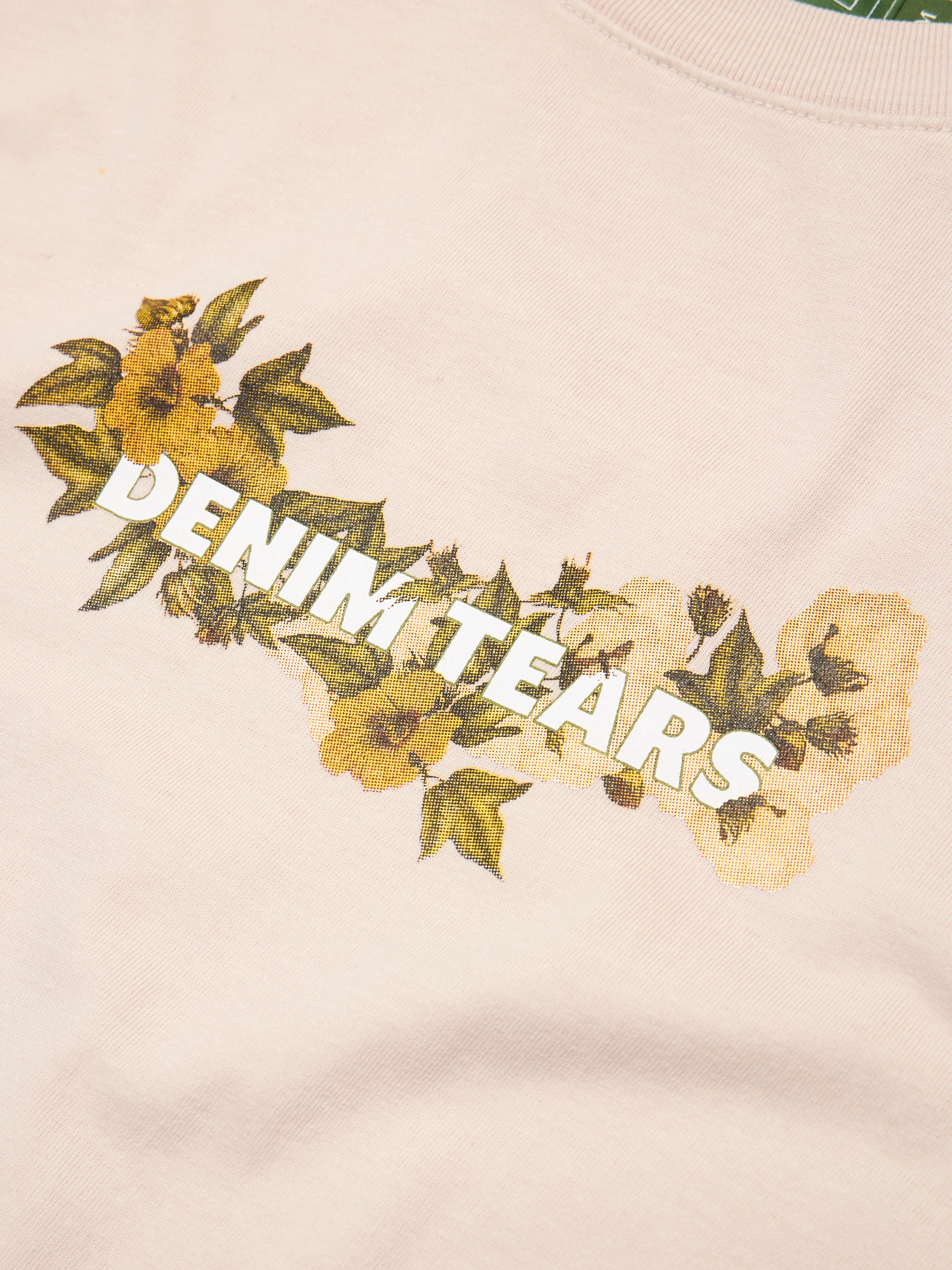 Cotton Floral Logo Tan - Image 2
