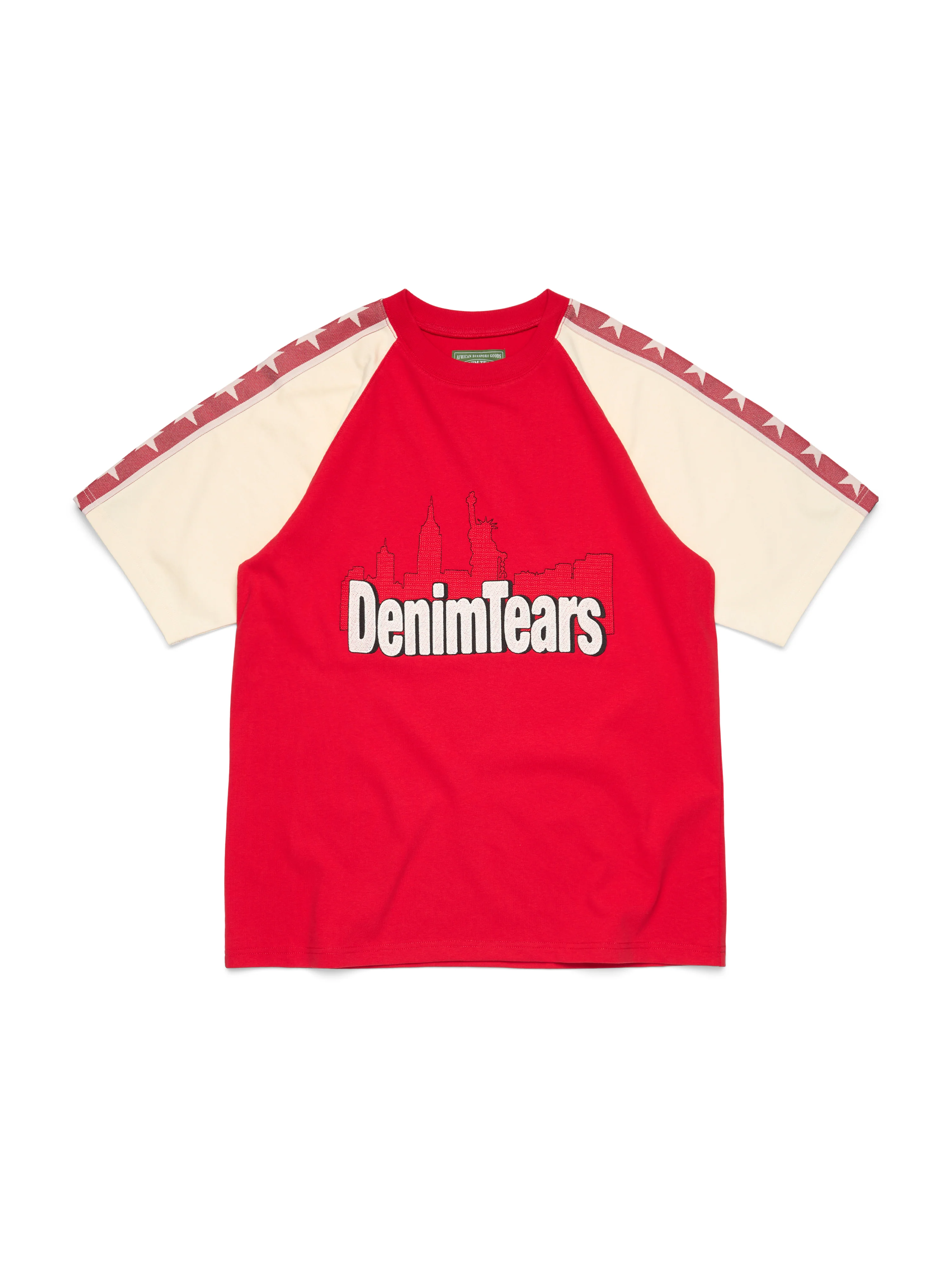 Jacquard City Tee Red