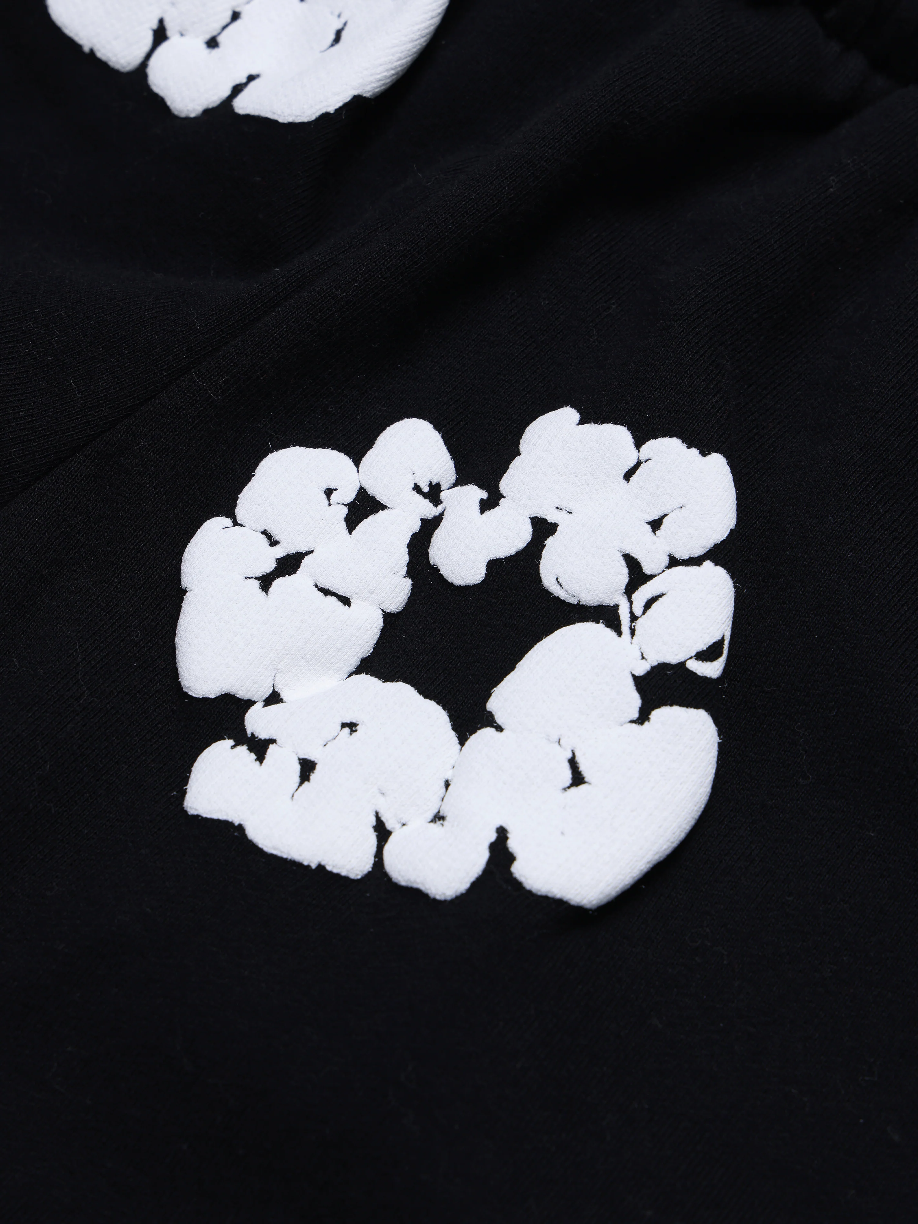 Kids Cotton Wreath Sweatpants Black - Image 3