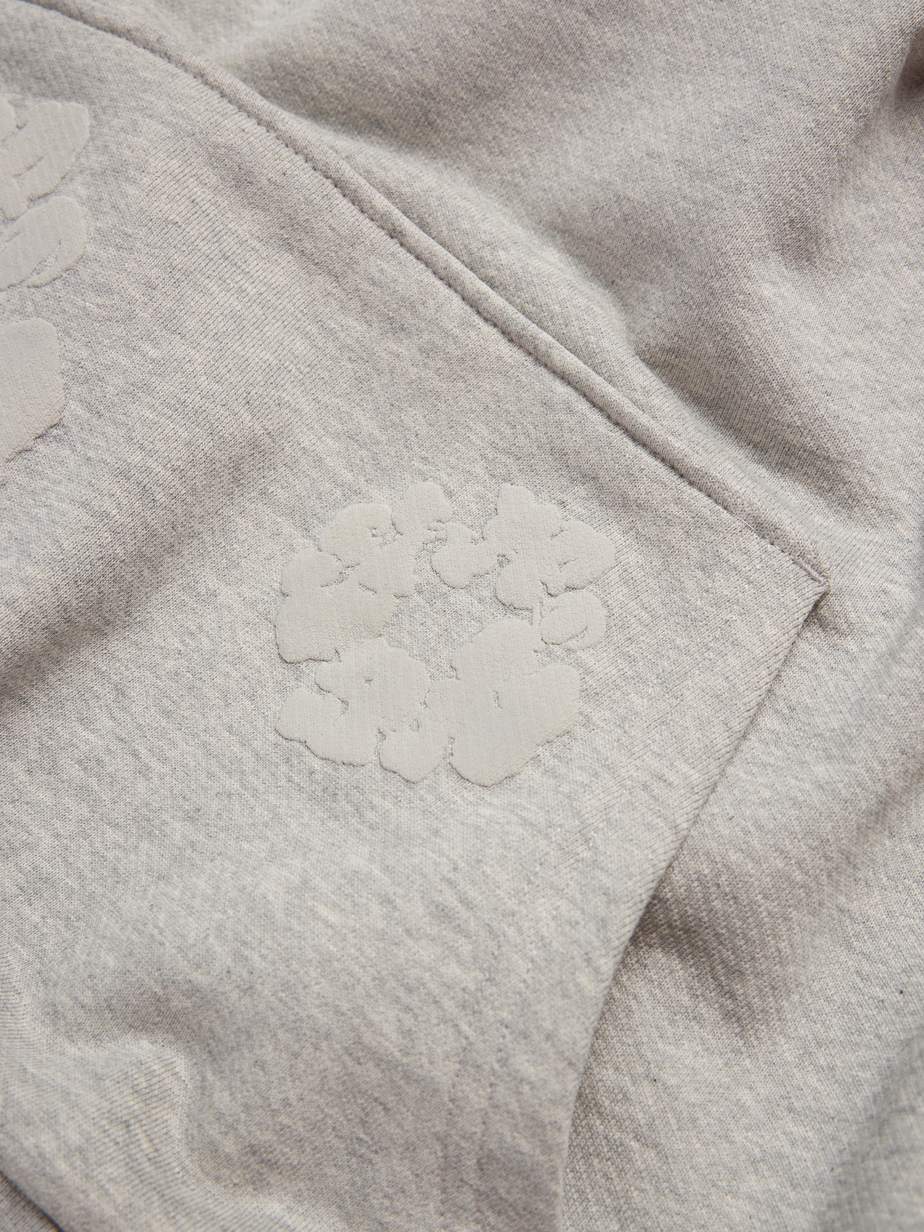 Mono Cotton Wreath Hoodie Grey - Image 3