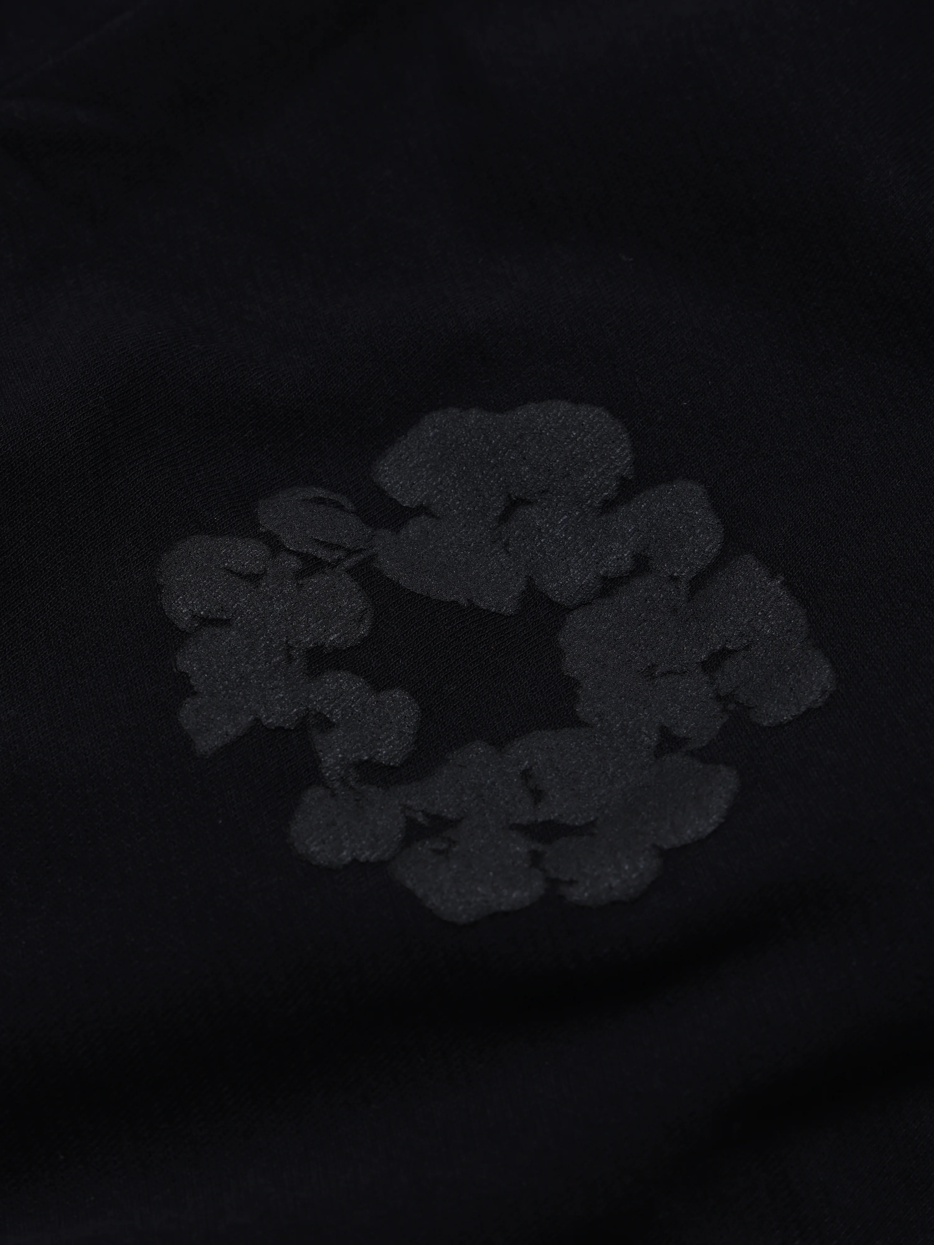Mono Cotton Wreath Sweatpants Black - Image 3
