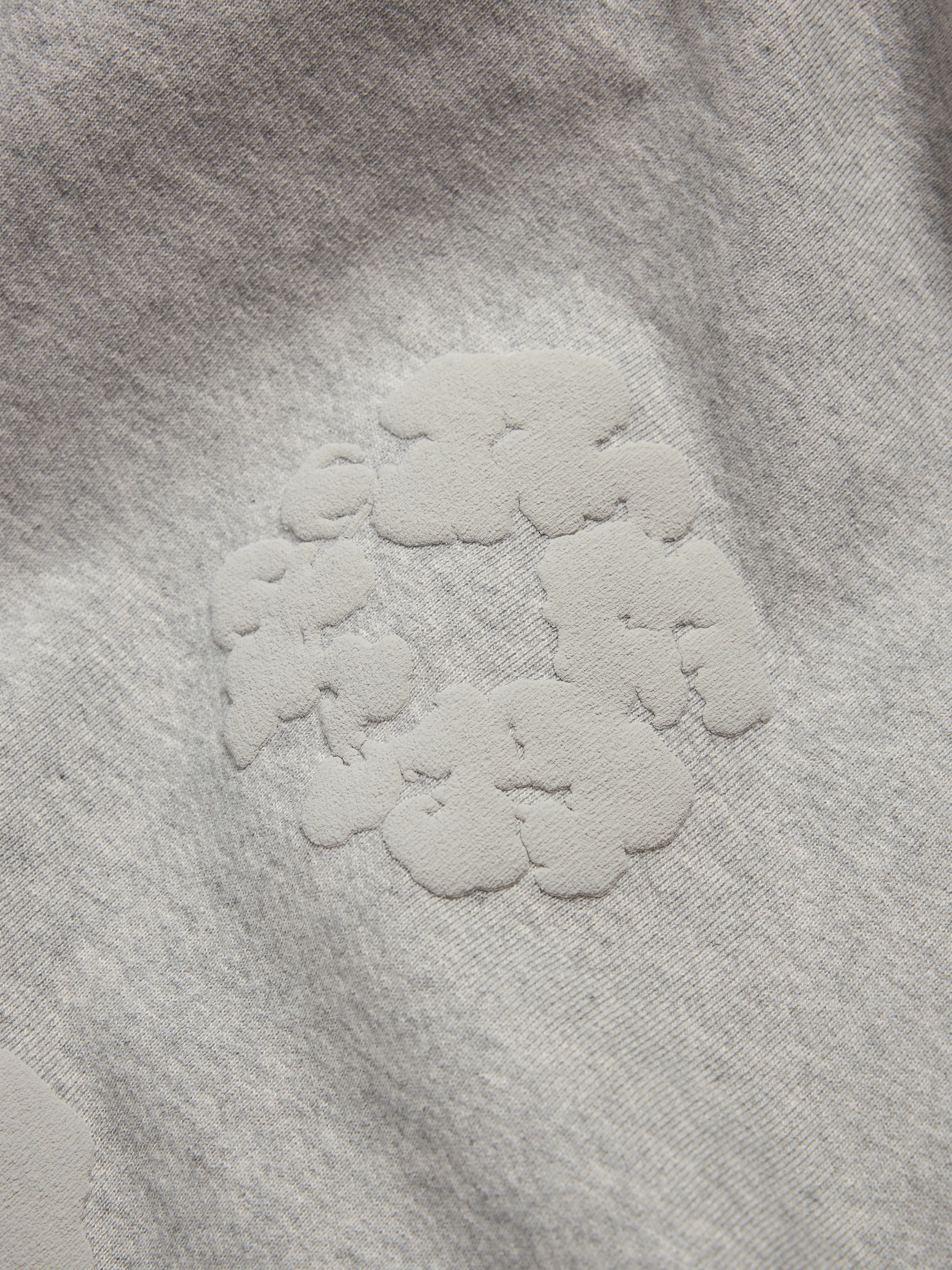 Mono Cotton Wreath Sweatshorts Grey - Image 3
