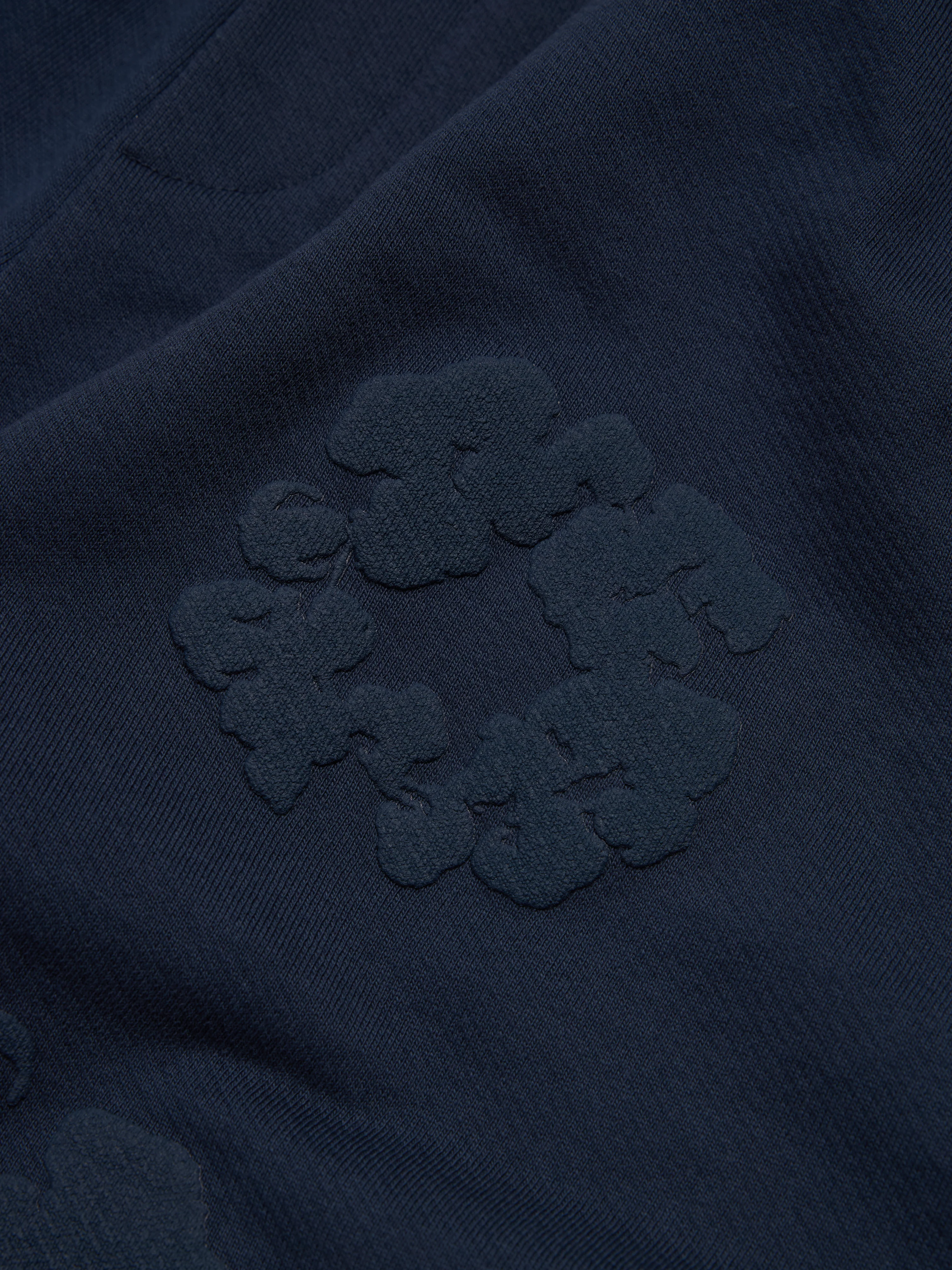 Mono Cotton Wreath Sweatshorts Navy - Image 3