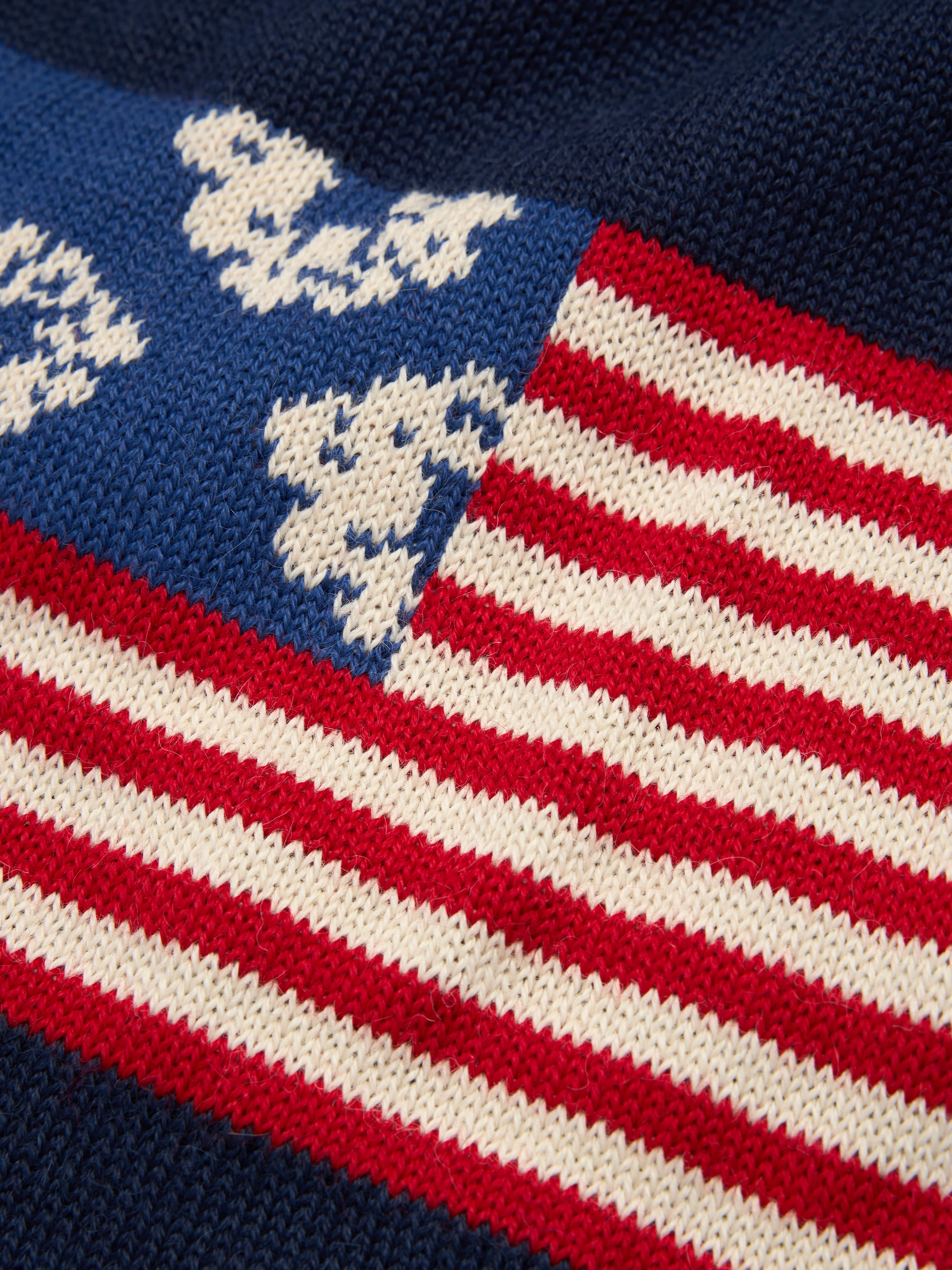 Pan-African Wreath Flag Scarf Navy - Image 3