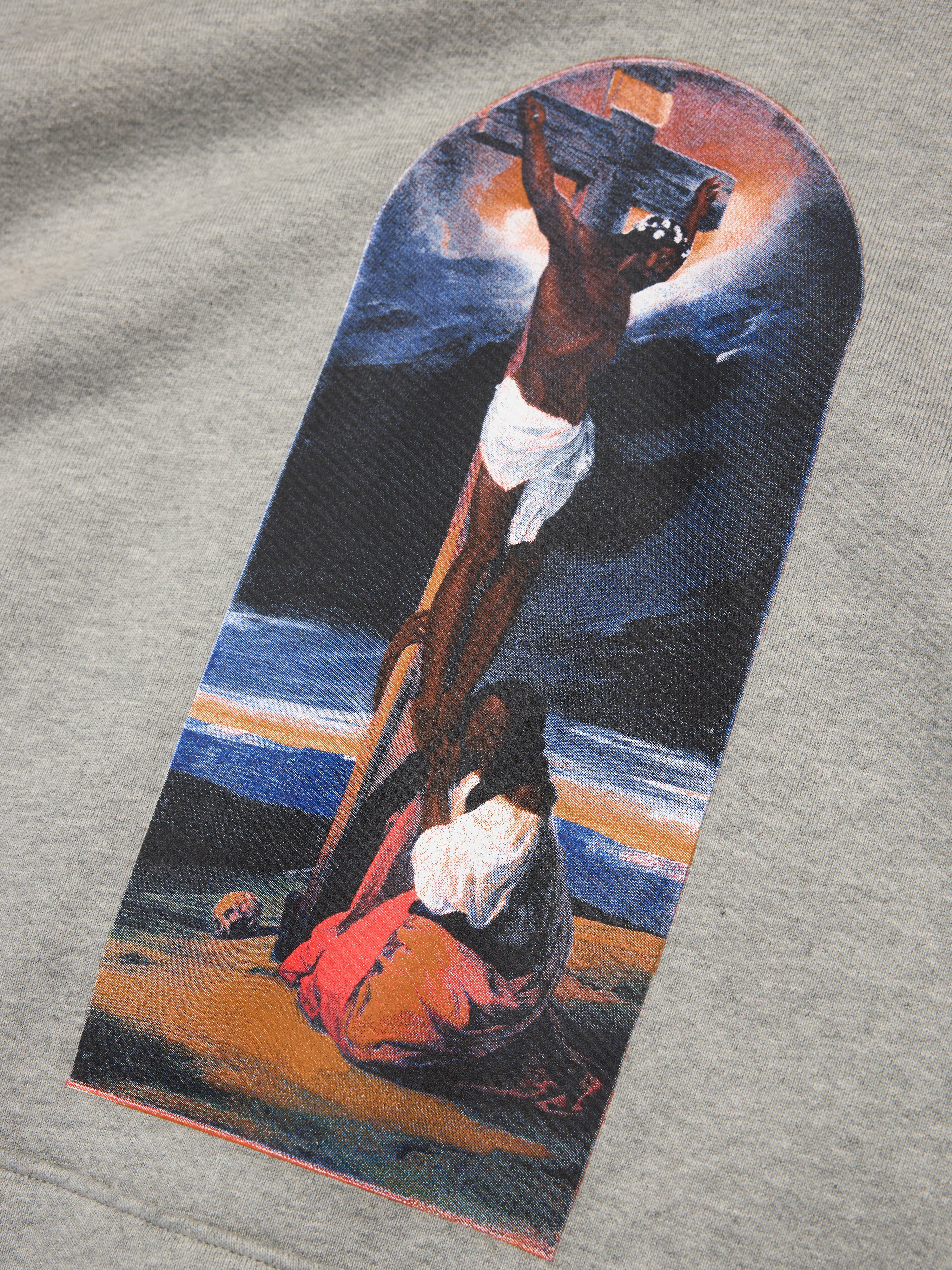 Seasonal Biblical Hoodie Grey - Image 3