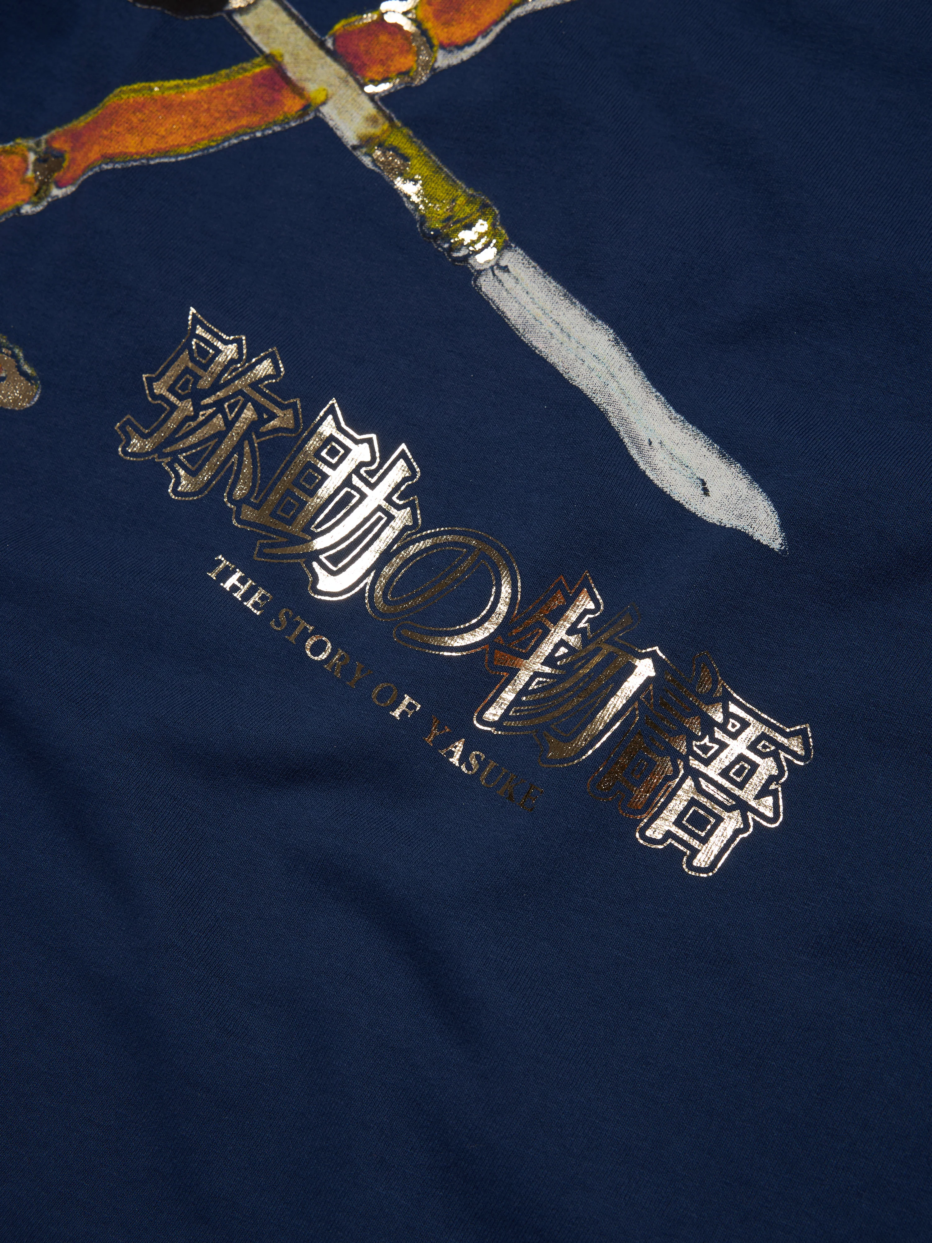 Yasuke Tee Navy - Image 3